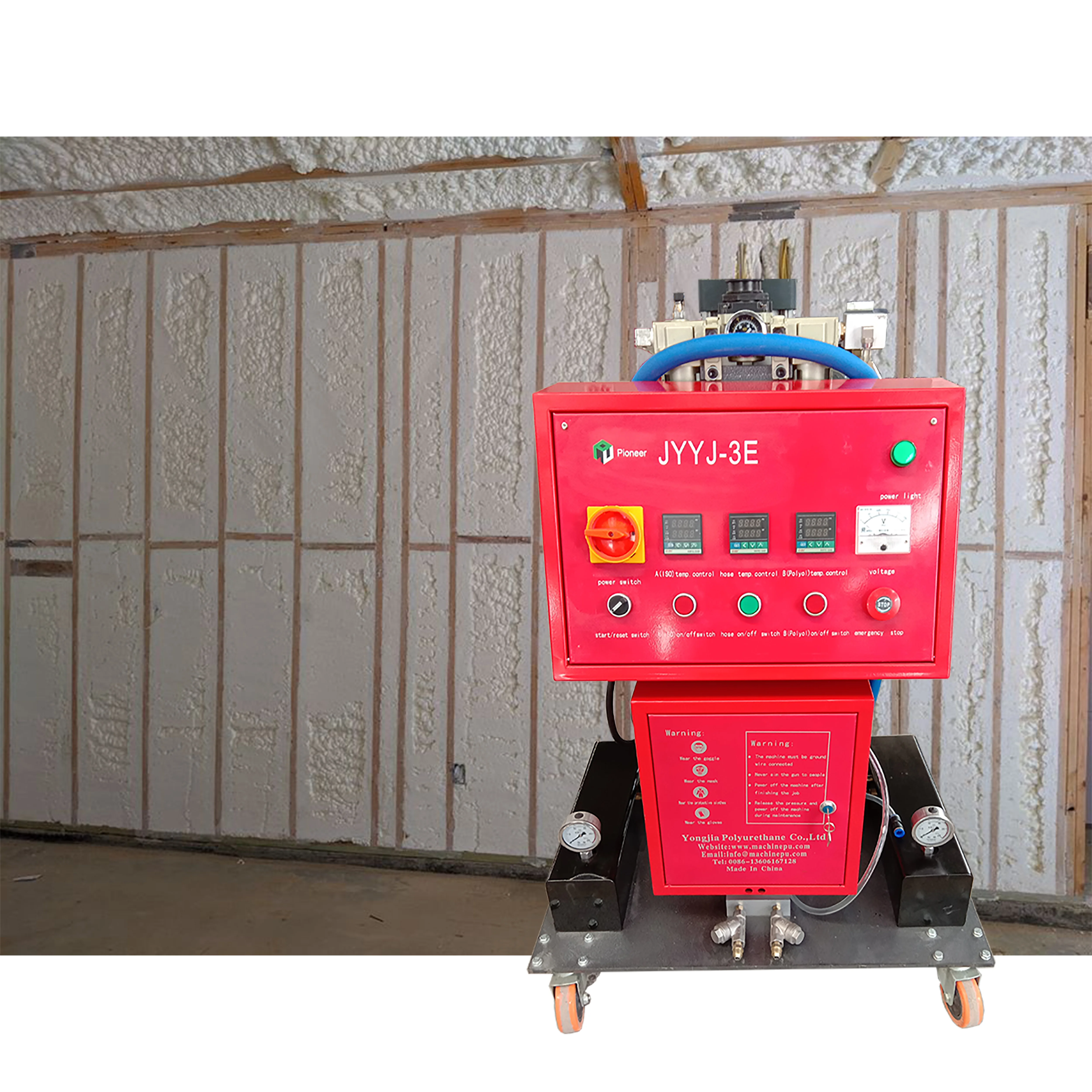 High Pressure Pu Polyurethane Spray Foam Insulation Machine For Building Insulation