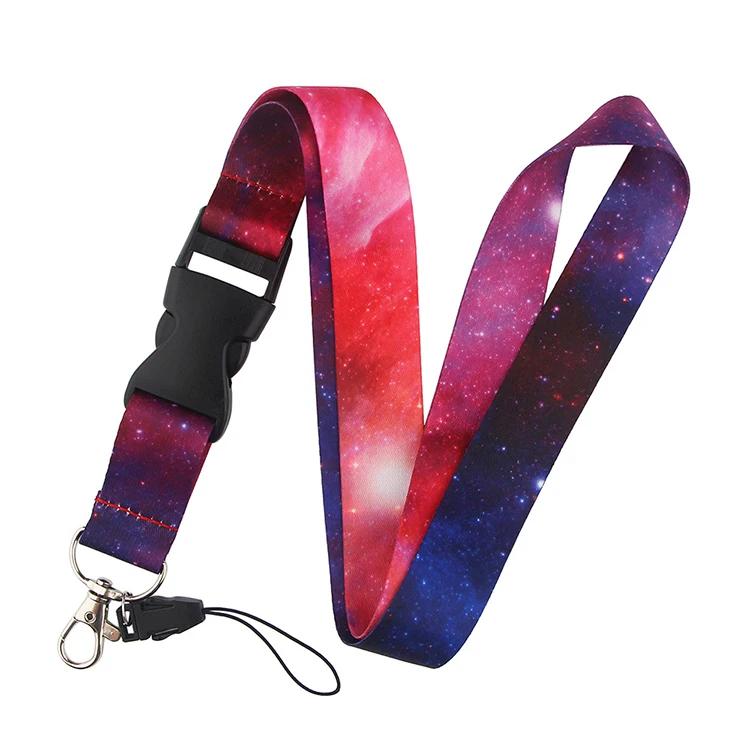 Low MOQ Manufacturers Sublimation Printing Custom Polyester Lanyards with Logo Custom Free Design