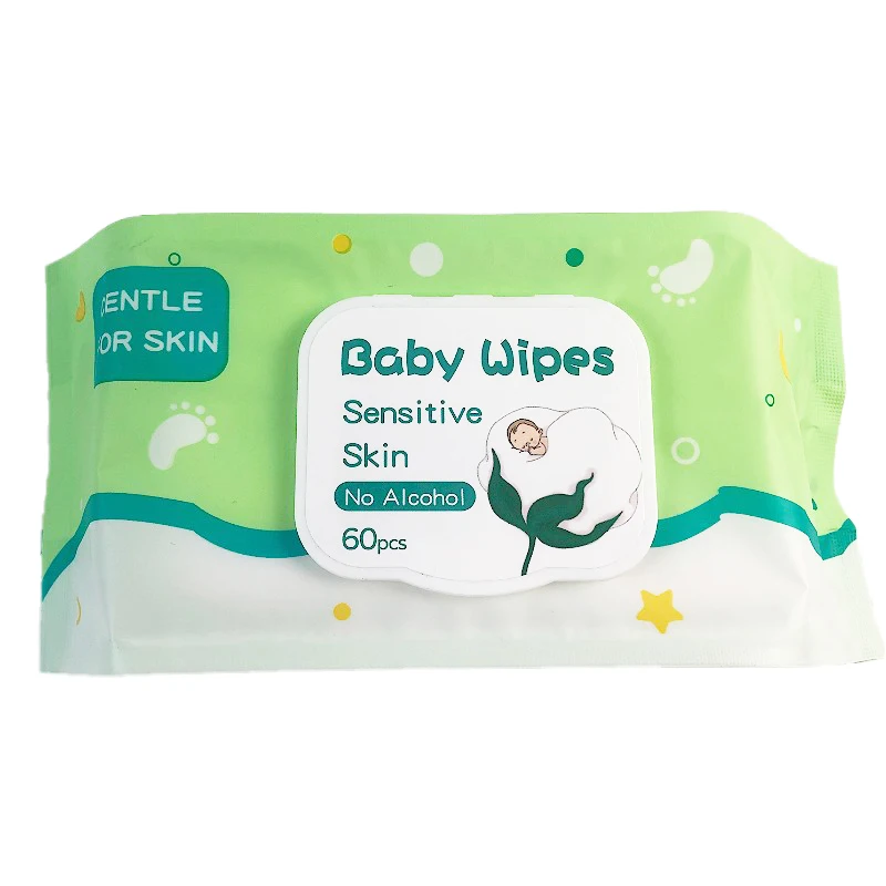 natural care water based cotton dental baby wipe