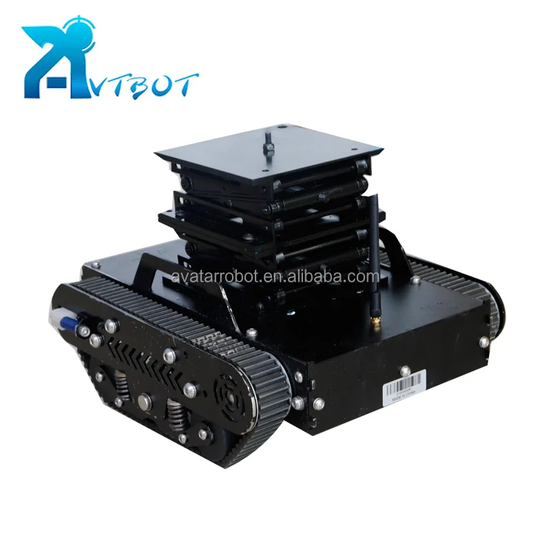 small rubber track system with chassis smart robot platform off road crawler rubber tracked chassis TINS-3