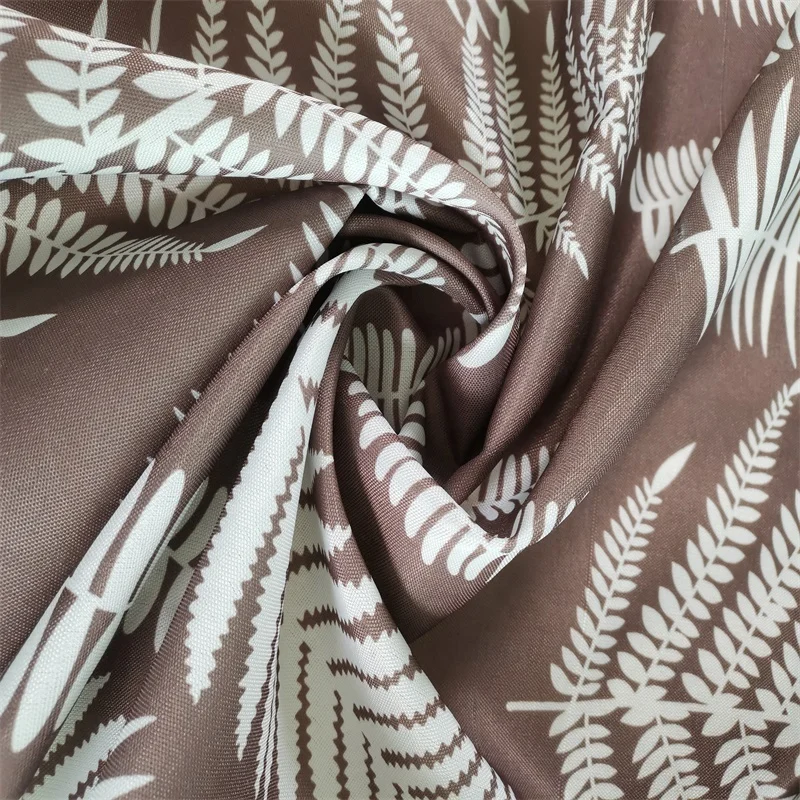 Hot sell blackout curtains minimatt printed oxford fabric for hometextile window curtain living room bedroom