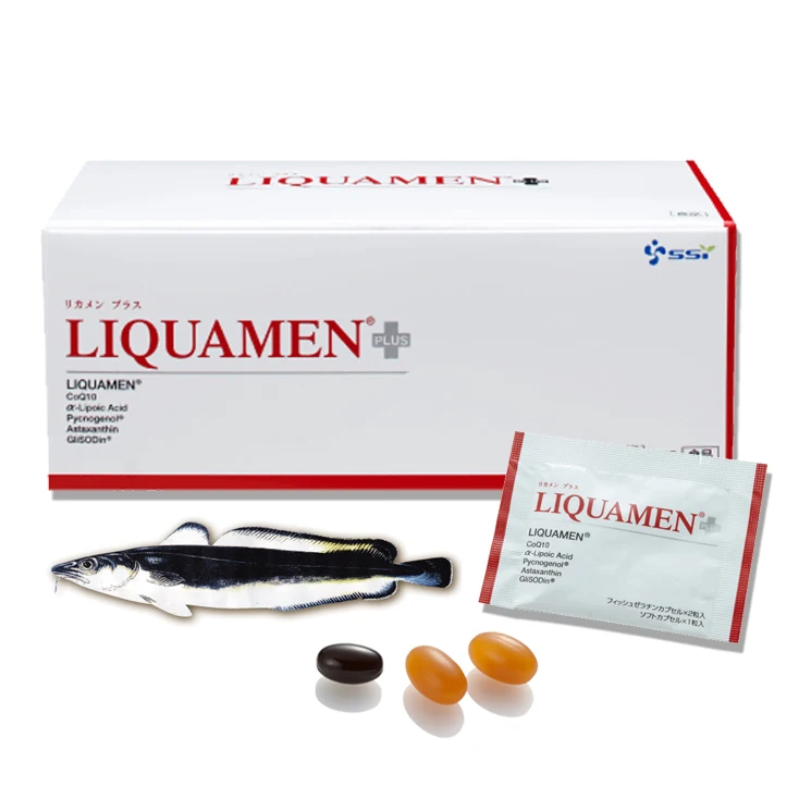 
High quality vitamin E brain nutrition liquamen capsules made in Japan 