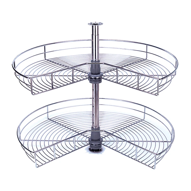 Metal lazy susan for kitchen cabinet