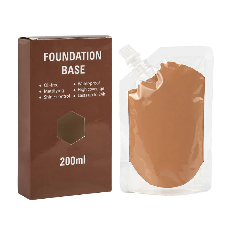 Private Label 200g Bulk Wholesale Vegan Foundation Long-Wear Waterproof Liquid Base Makeup with Sunscreen Concealer Features