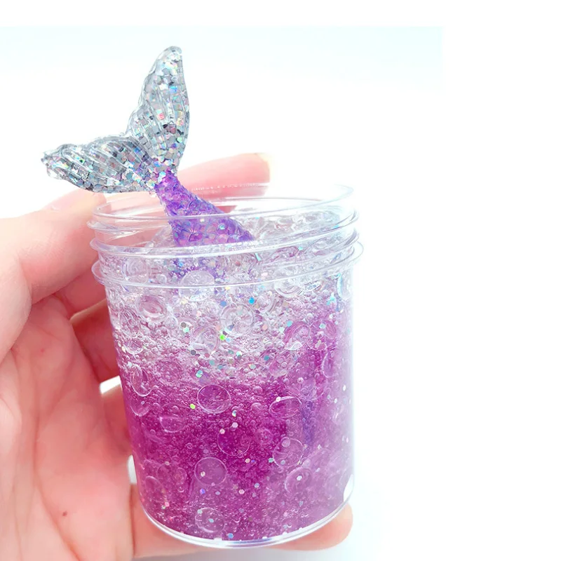 
Jn0002 Amazon hot sale crystal slime relief cotton slime 