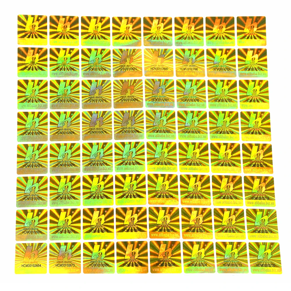 Special Offer Anti Code Security Weather Proof Qr Sticker Hologram Sticker Barcode