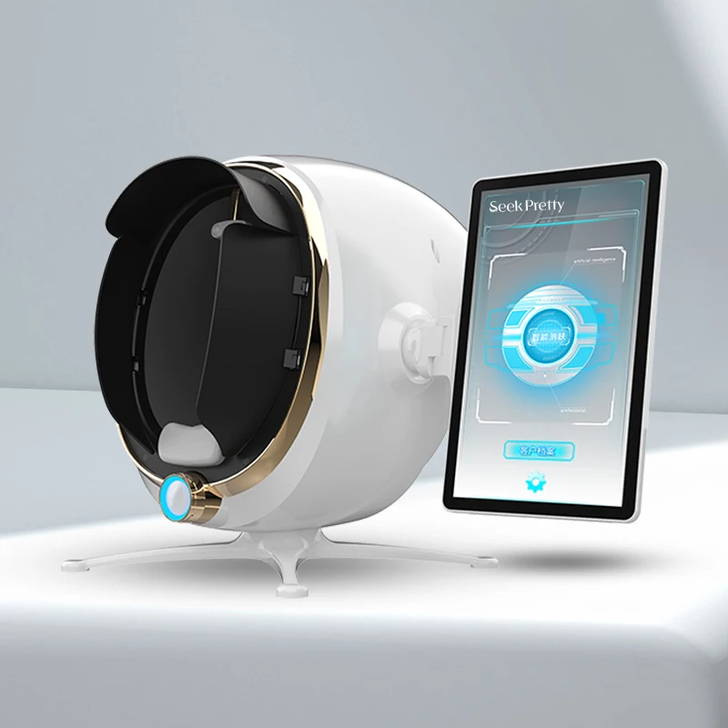 2024 Профессиональный 3d сканер Зеркало для лица дерматоскоп аппарат анализа кожи анализатор