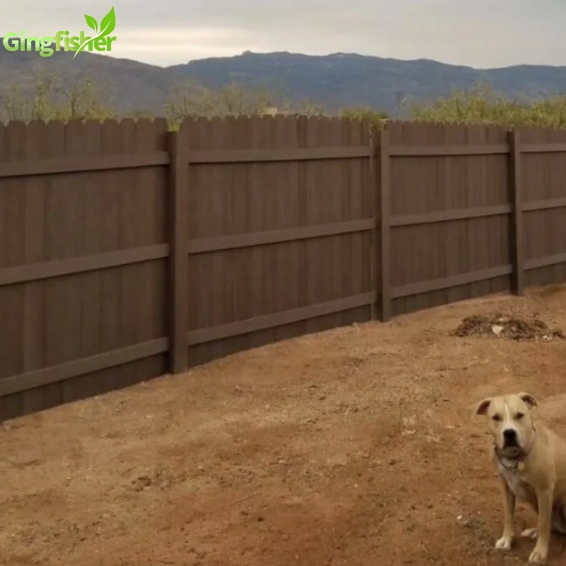 Cheap Wood Plastic Composite WPC Fence Panels Different Design Choice