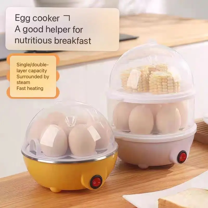 Portable Automatic Mini Egg Cooker Household Kitchen Appliance Electric Boiling Egg Steamer Machine Premium Egg Boiler