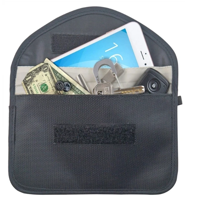 Новинка 2022, мешочек с блокировкой радиочастотной идентификации, чехол с блокировкой сигнала для кредитных карт, чехол с защитой от кражи Faraday для автомобильных RFID ключей, чехол для телефона