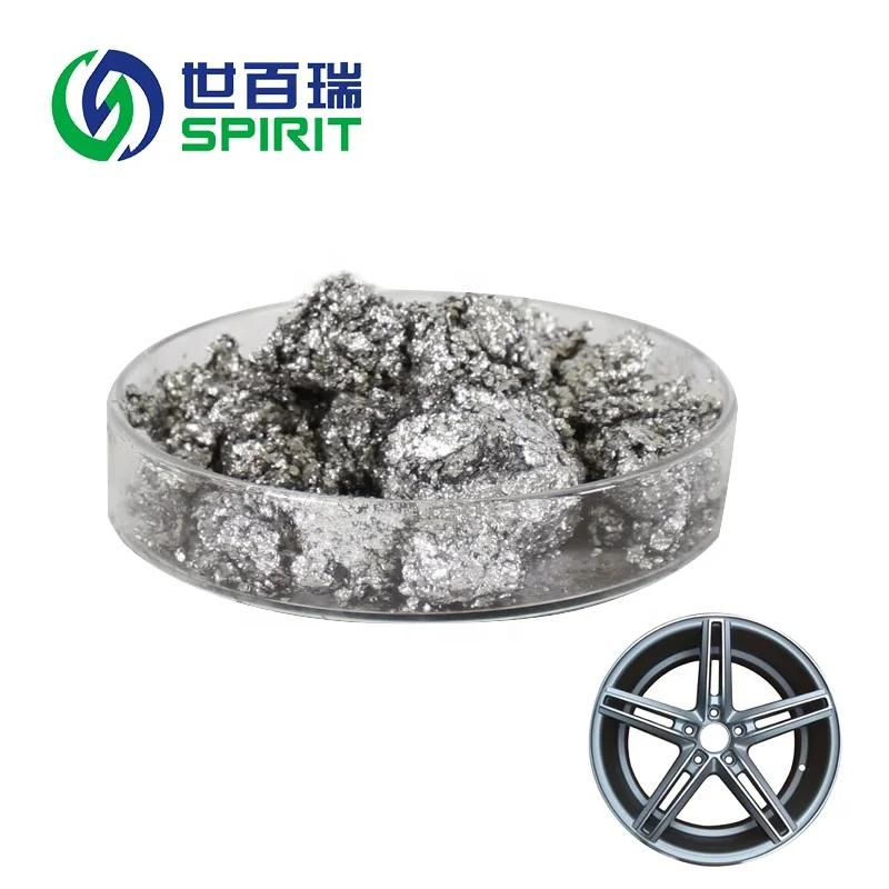 Imitation plating aluminum paste for car paint and wheel coating