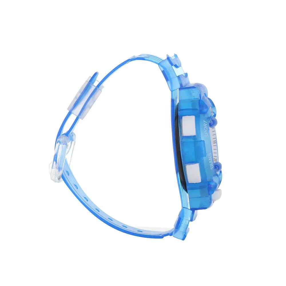 Children Digital Watches Candy Wrist Watch Electronic Meter LCD Wristwatch