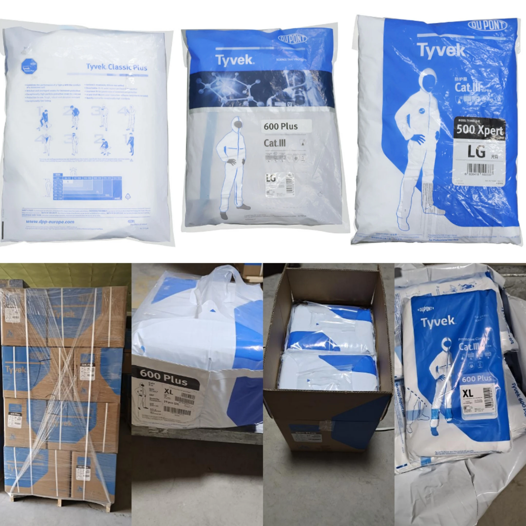 Shanghai C&G Safety Tyvek Suit Ppekit Disposable Clothing