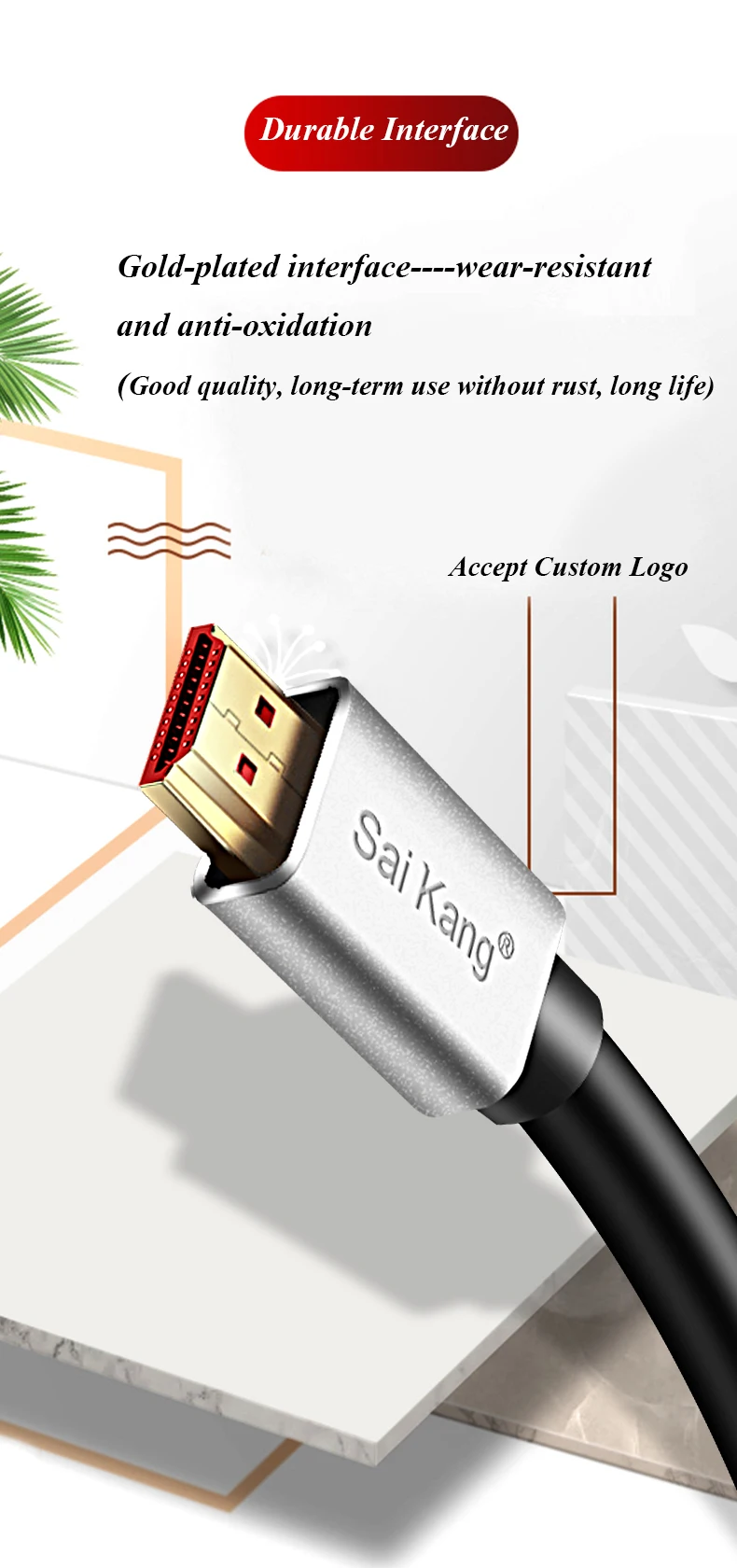 HDMI High Speed Best Price Commission HD Cable 2.0 4K*2K@60HZ 1m 1.5m 2m 4K