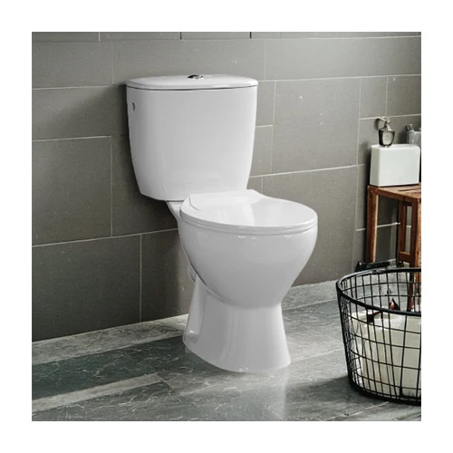 Wholesale European Standard P Type Water Closets Sanitary Ware Eco Bathroom Wash Down Two Piece Toilet