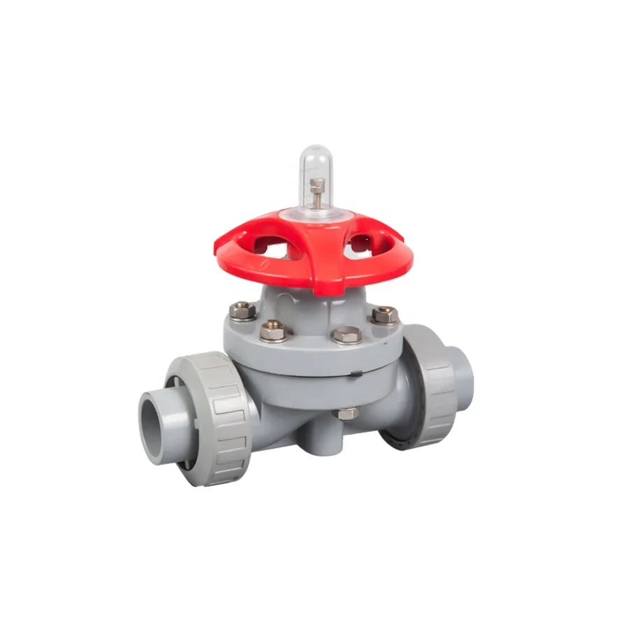 Пластиковый ПВХ, CPVC, PPH, PVDF, FRPP пластиковый мембранный клапан