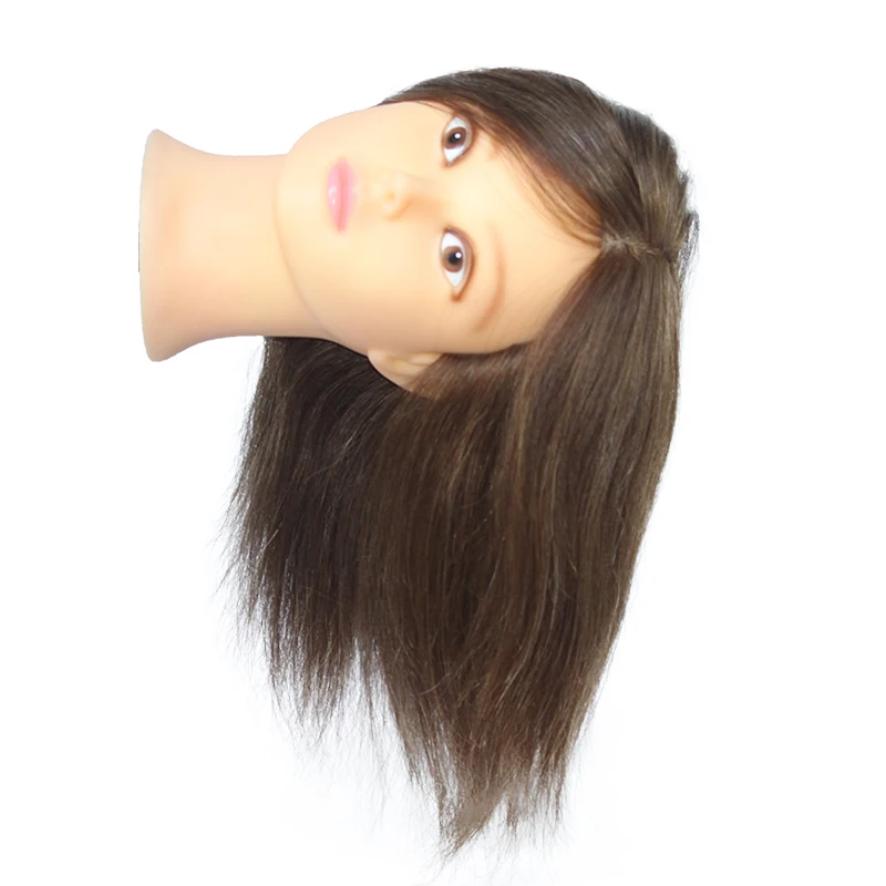 Cosmetology 100% Real Human Hair Salon Practice Hairdresser Training Head Mannequin Dummy Doll Mannequin Head