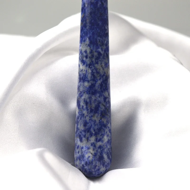 Kegel Exercise Massage Natural Sodalite Yoni Wands Wood Magic Stone Ornament Gifts Gemstone Crafts Pleasure Wand Body Hand