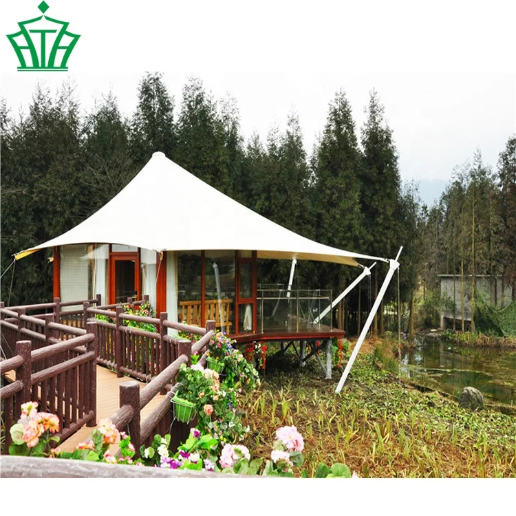 Factory wholesale UV resistant luxury tent hotel tent Luxury Prefab House