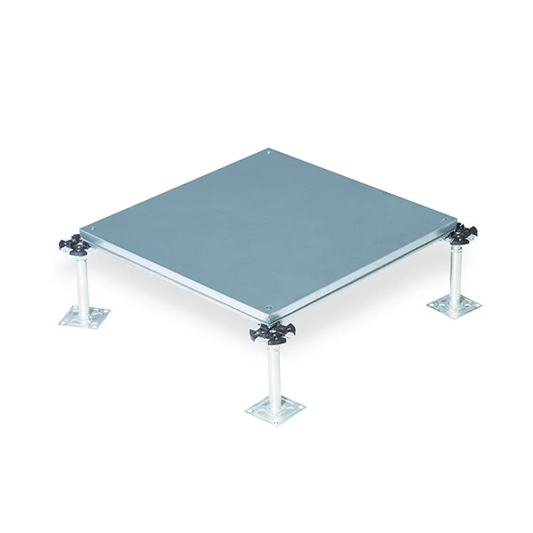 Metal Adjustable Raised Floor Support Access Panel Calcium Sulphate Anti-Static Raised Floor
