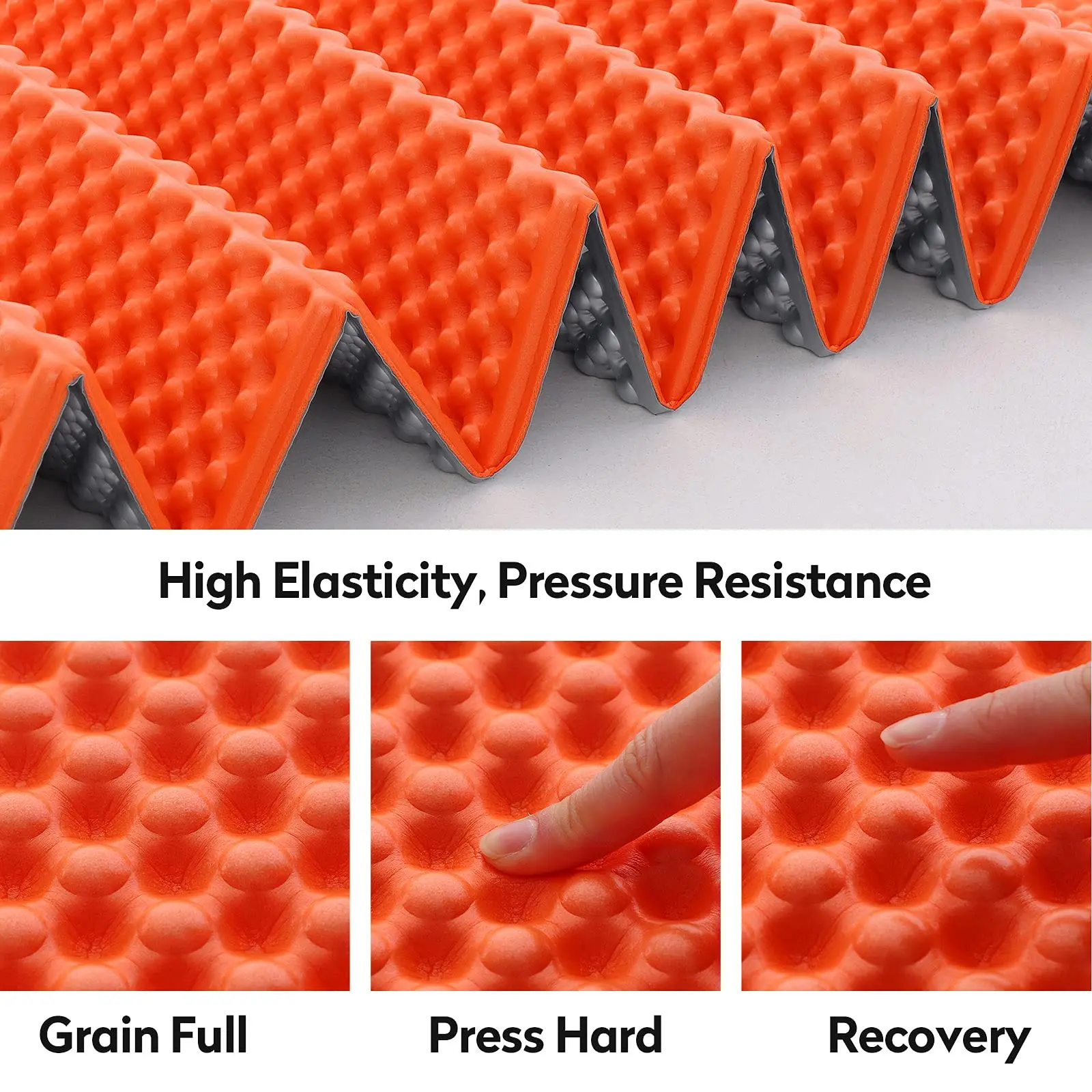 Sleeping Pad Closed Cell Foam Mat for Ultralight Backpacking Thru-Hiking and Camping