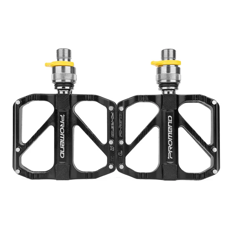 Mountain Non-Slip Bike Pedals Platform Bicycle Flat Alloy Pedals 3 Bearings for Road MTB Fixie Bikes