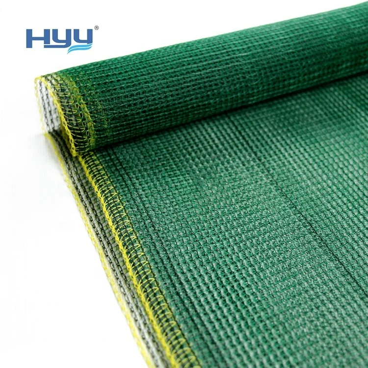 Cheap round wire dark green shade nets 70gsm shade nets