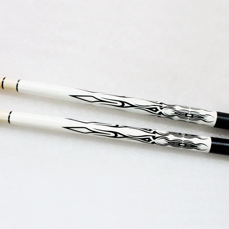 
Maple Wood 1/2 Jointed 57 inch 58 inch 12/13mm Tip Billiard Pool Cue Wood Stick 