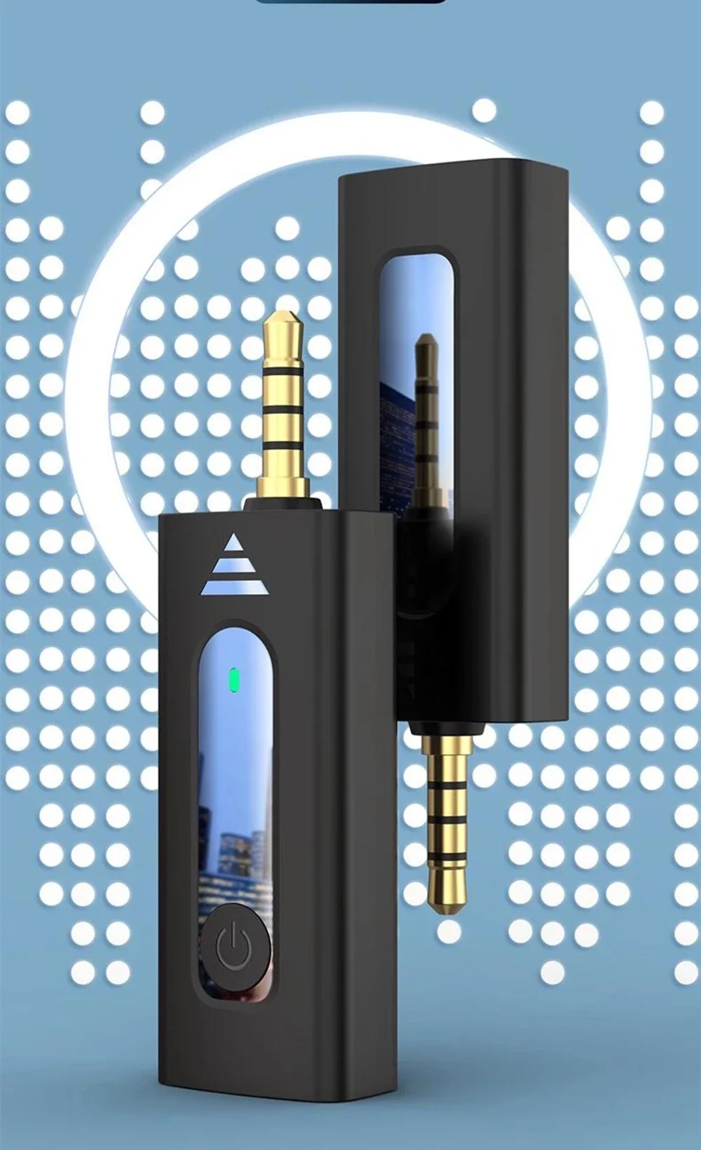 High Quality Portable Wireless Microphone Lavalier Lapel Mic Speaker Phone Wireless Lapel Microphone for Camera