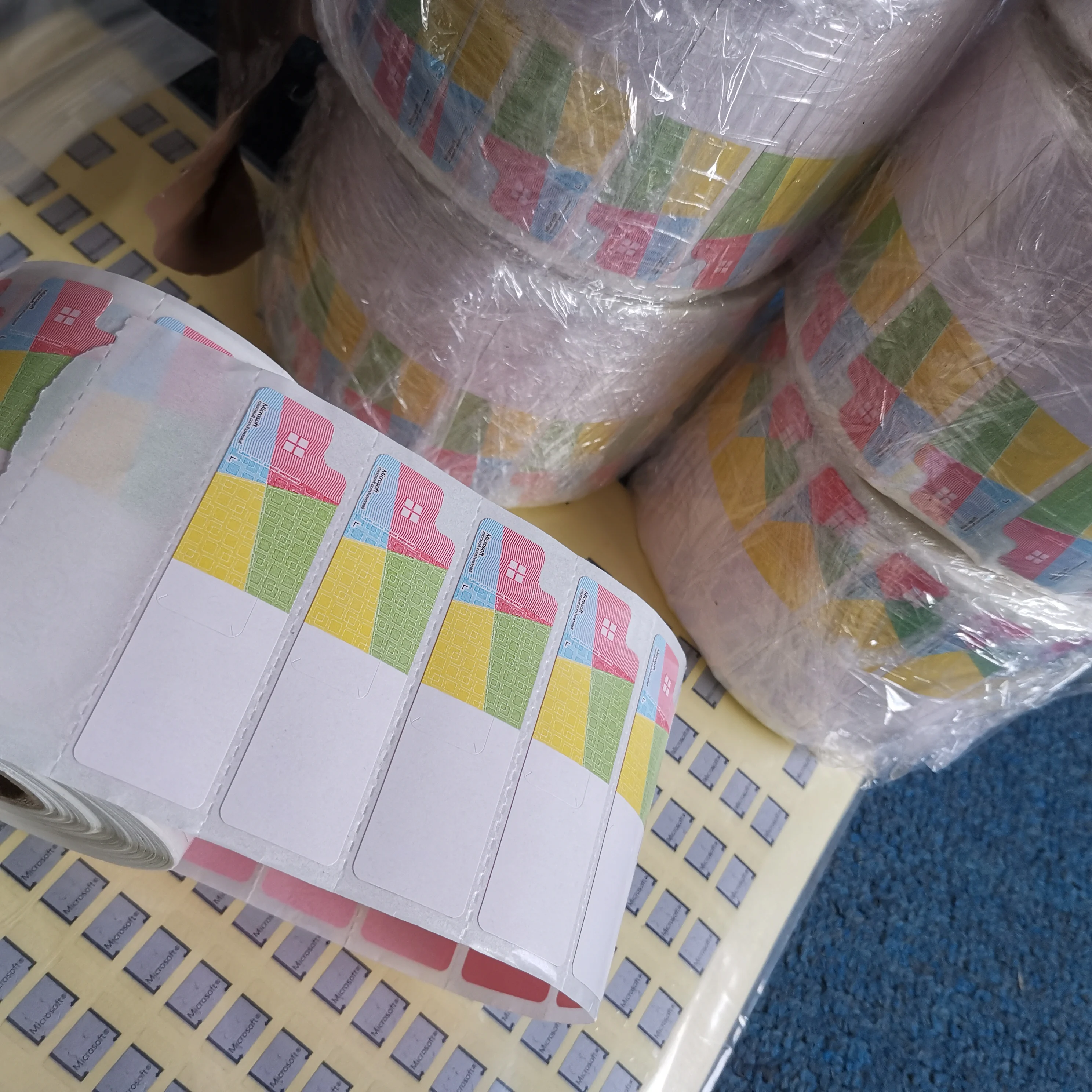 
 Персонализированные пустые наклейки для документов, наклейки для Microsoft Windows 10 COA с разными языками  