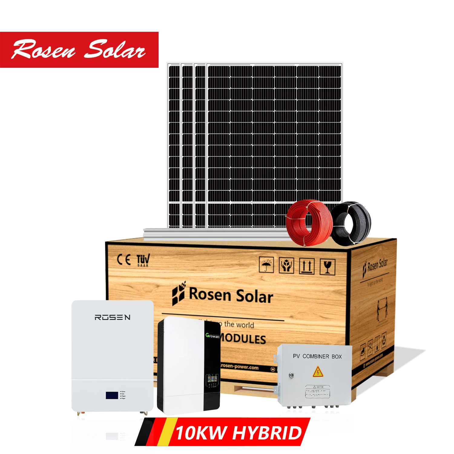 10Kw Hybrid Inverter Solar Energy System 10Kw 15Kw 20Kw Off Grid Hybrid Kit Fotovoltaico 10 Kw Solar Power System