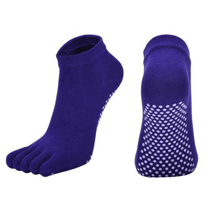 Summer Indoor Floor Soft Sole Anti slip Yoga Shoes Professional Beginner Dance Five Finger Socks