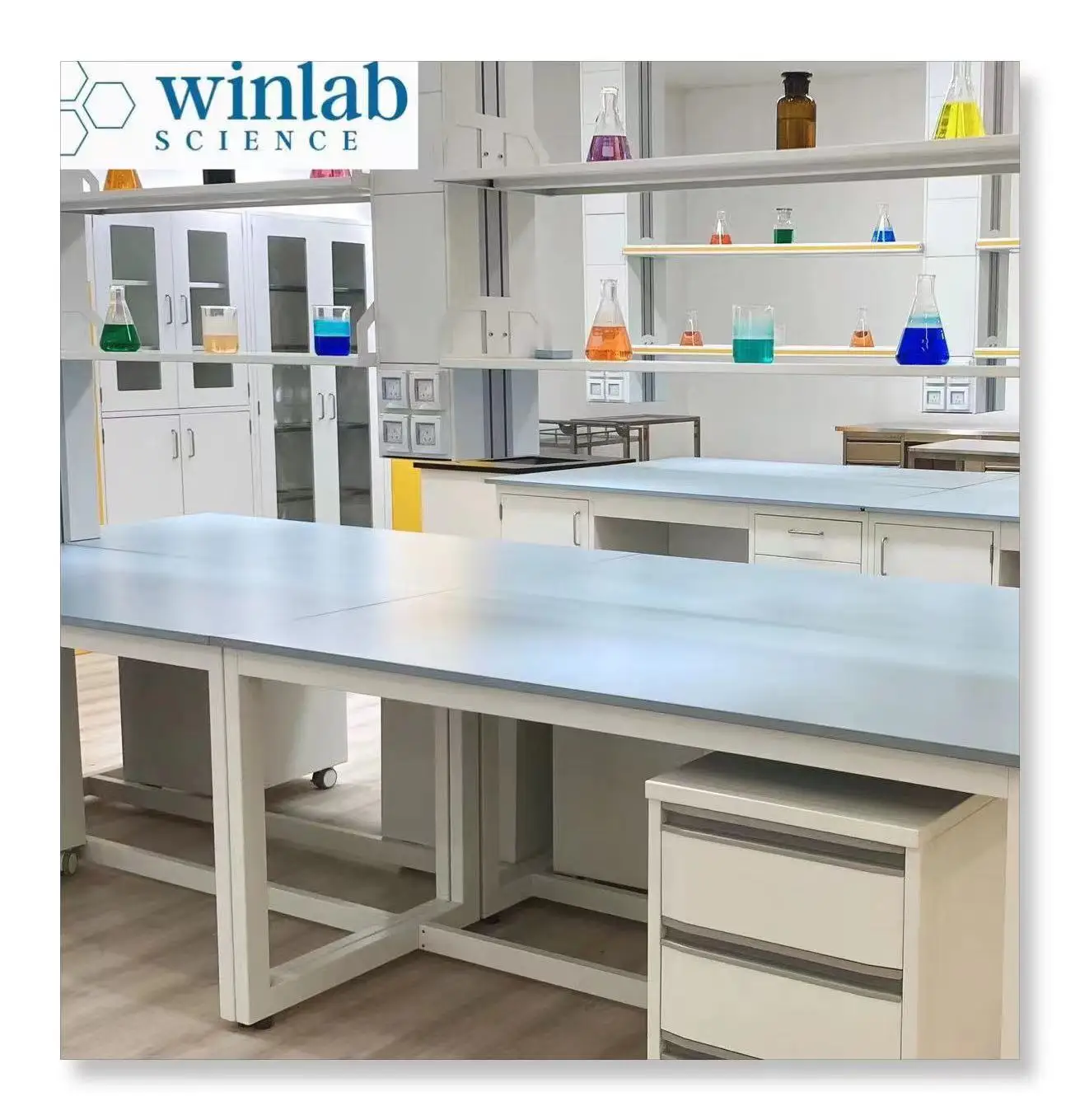 Custom design OEM any dimension Heavy duty mechanical workshop table work bench lab furniture table station