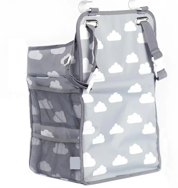 
Factory Baby Care Nursery Bag Organizer Organiser Storage for Baby Diaper Nappy Caddy Hanging 
