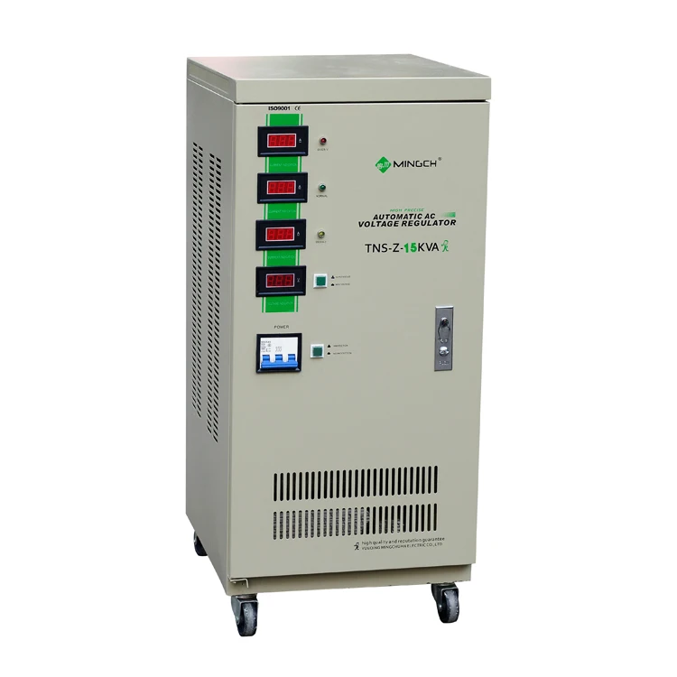 MINGCH 3 Phase automatic voltage stabilizer 230V TNS-Z series 15KVA voltage stabilizer