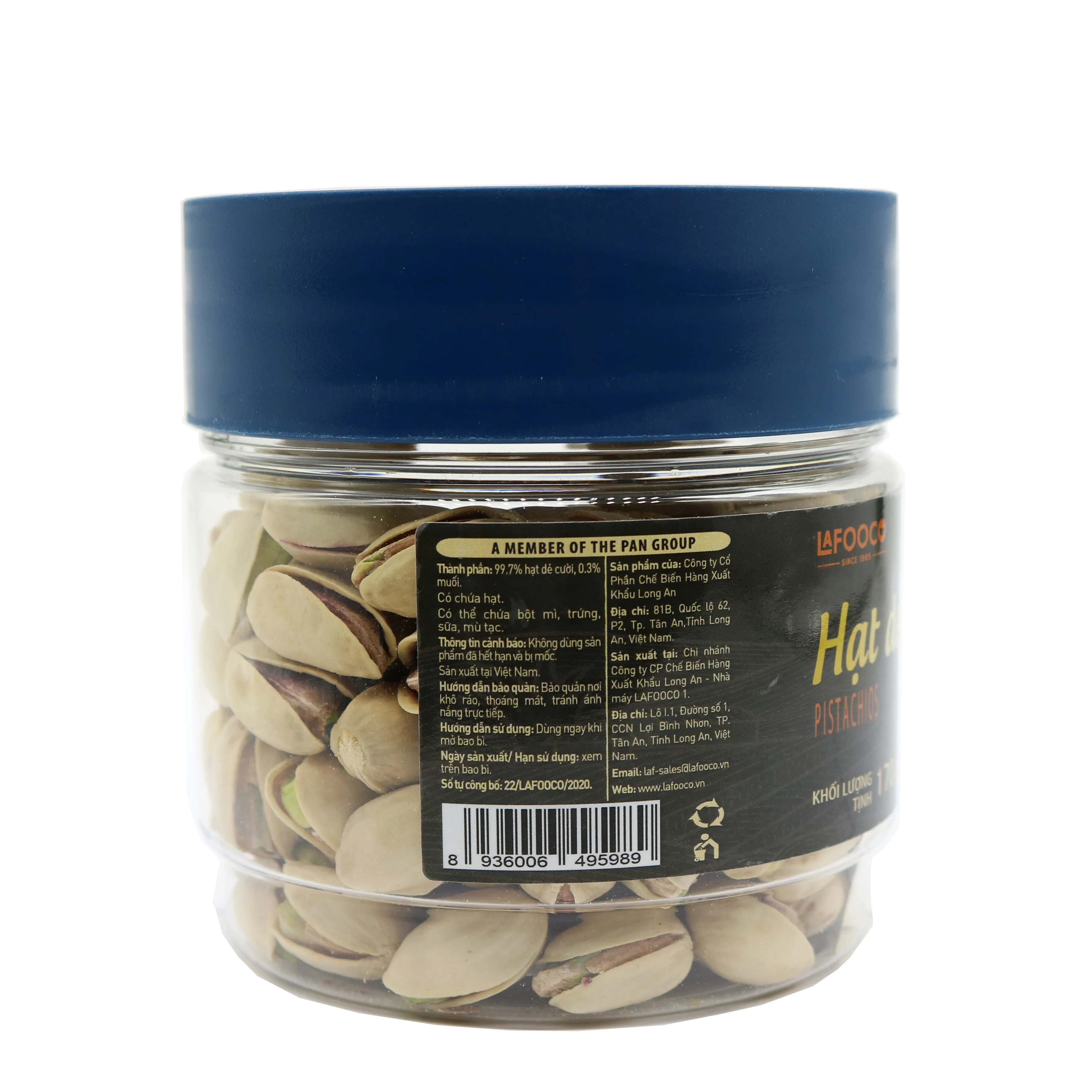 Salted Pistachios - FREE SAMPLE OEM Natural Additives Salted Pistachios 170g in Jar from Viet Nam