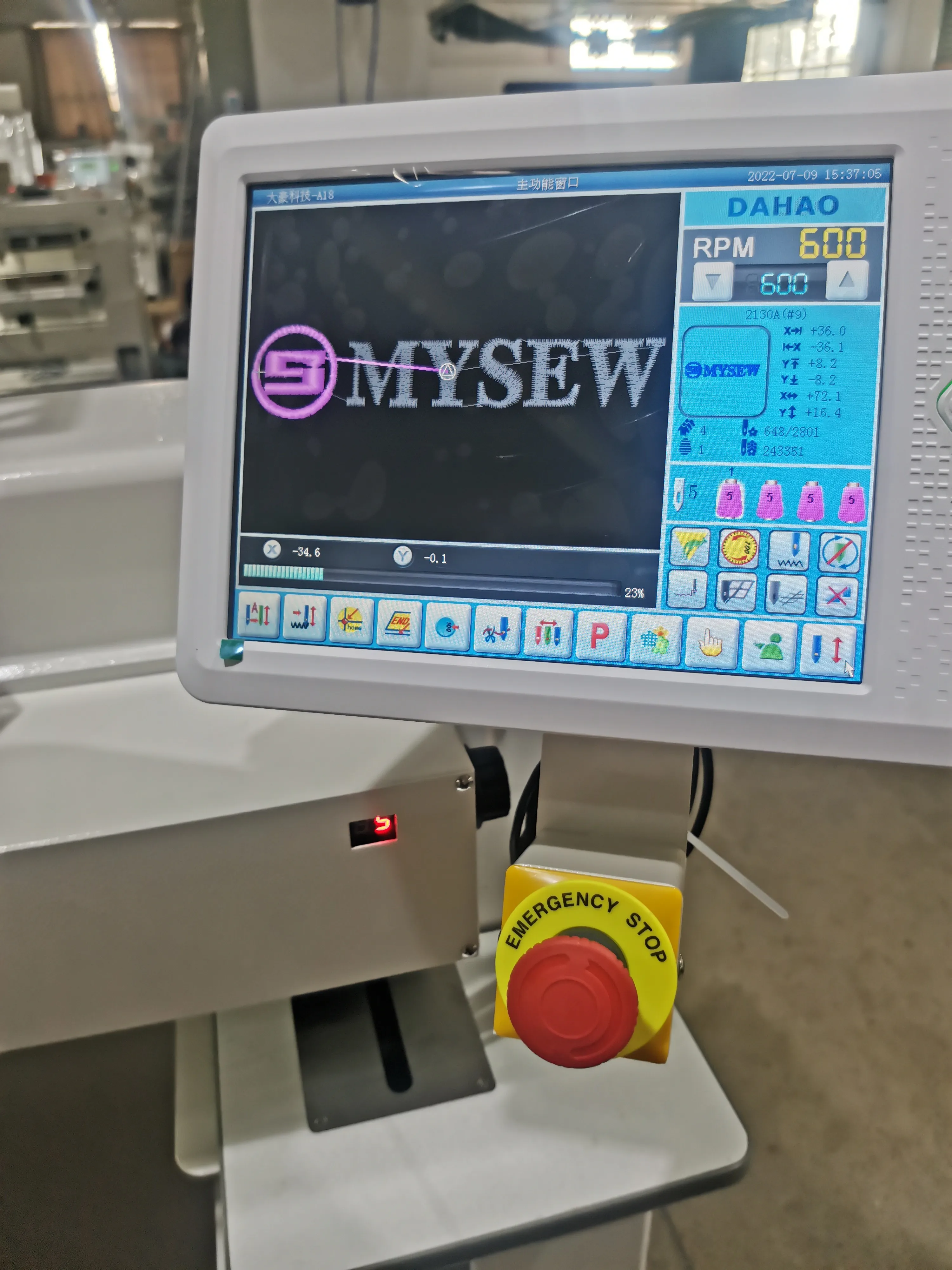 MFGS 1512 15 игл 12 головок автоматическая промышленная футболка вышивальная машина компьютеризированная для продажи