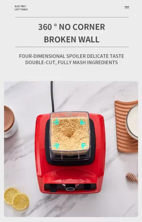 4 in 1 food fruit processing mixer 3d blades steel juicer portable, and food blender for kitchen