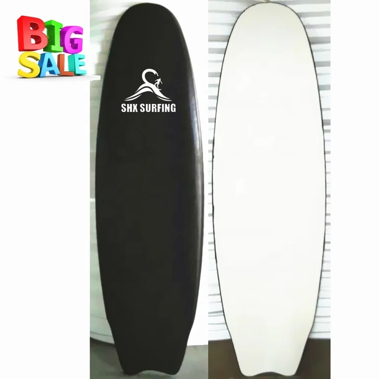 SHX China Professional Swallow Tail Epoxy Fiberglass Layer Covered Foam Longboard