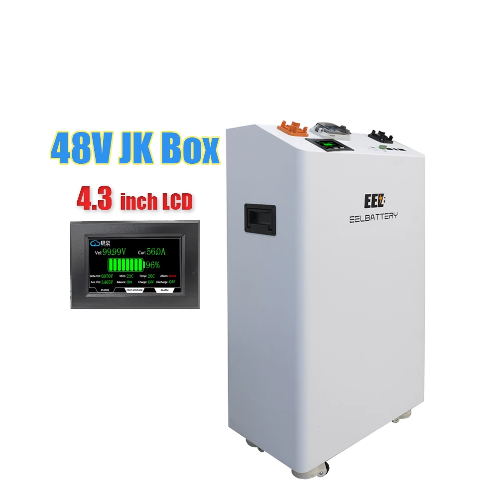 Вертикальный корпус для батареи EEL 51 2 v DIY 280Ah 304Ah 314ah Lifepo4 литий-железо-фосфатный элемент с балансом 48V JK 16S BMS 2A