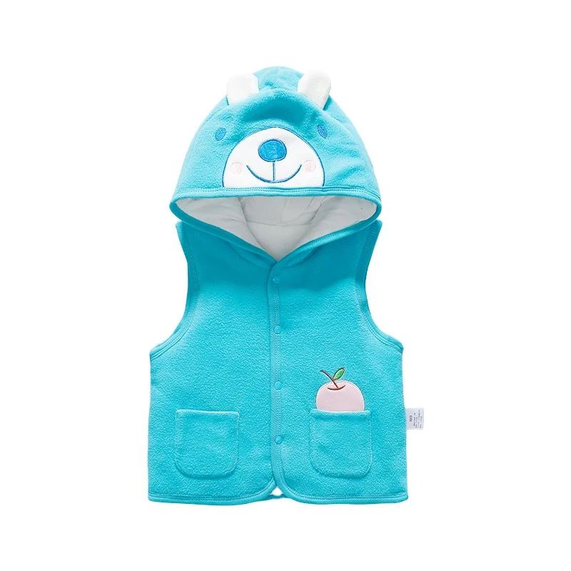
Fancy Waistcoats Sweater For Kids 0-12 Months Baby hooded Infant Vest 