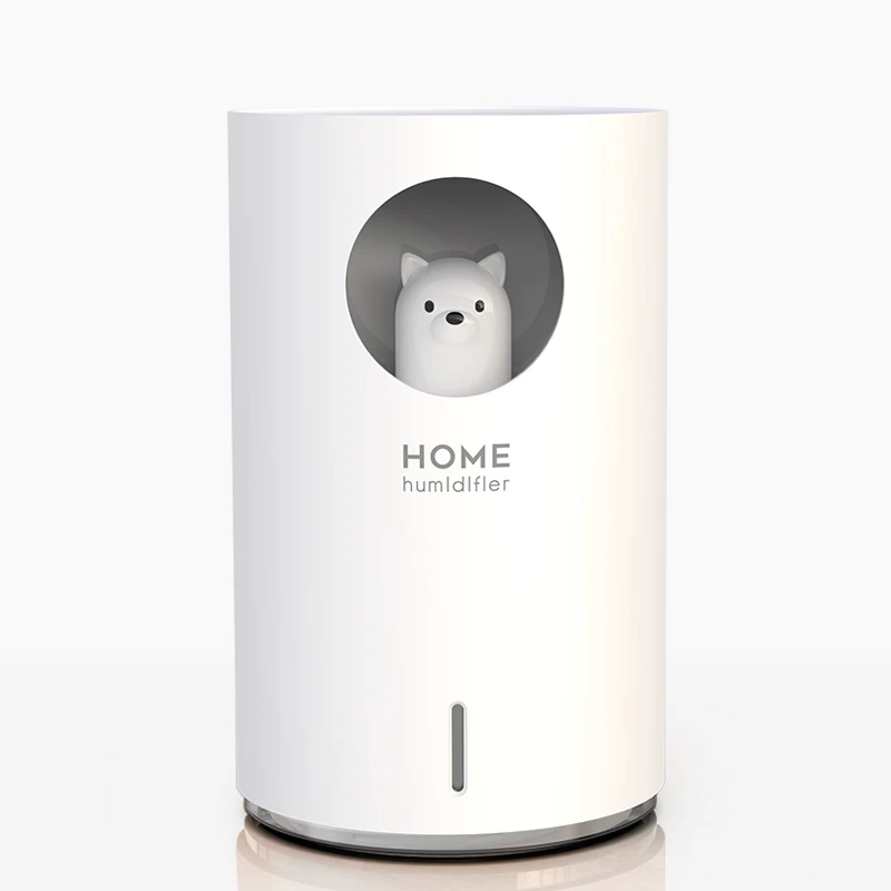 
New Design 700ml Bear Cute Night Light Ultrasonic Cool Mist Usb Air Humidifier For Home Use 