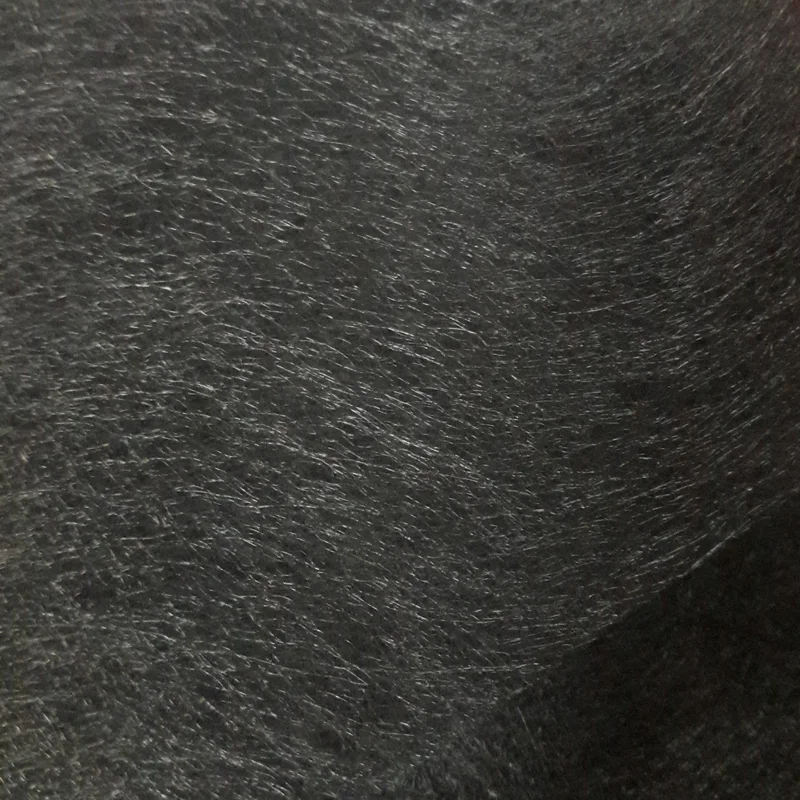 100% PA черный двойной боковой прокладочный материал с термоклеевым покрытием