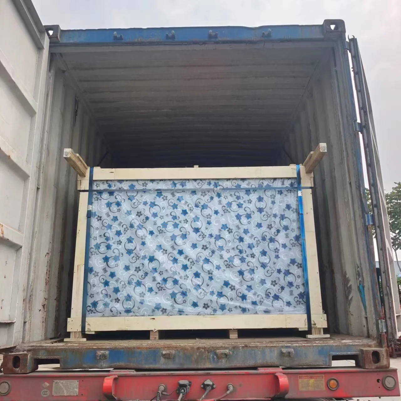 Partner Glass 3 mm 3.5 mm 4 mm 5 mm   Ice Flower Acid Etched  Wall Decoration Metallic Color Golden Select Glass