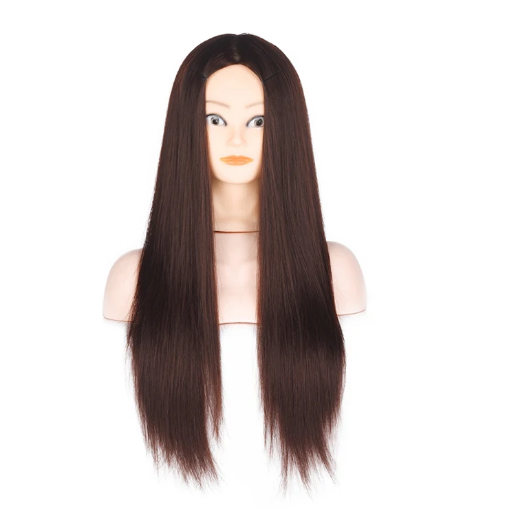 
100% Real Human Hair mannequin training head sold by manufacturers 