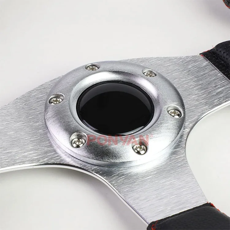 14inch purple aluminium frame black pvc  racing steering wheel with horn bottom for S2000 FOR NISSAN SKYLINE FOR MAZDA RX-7 RX-8