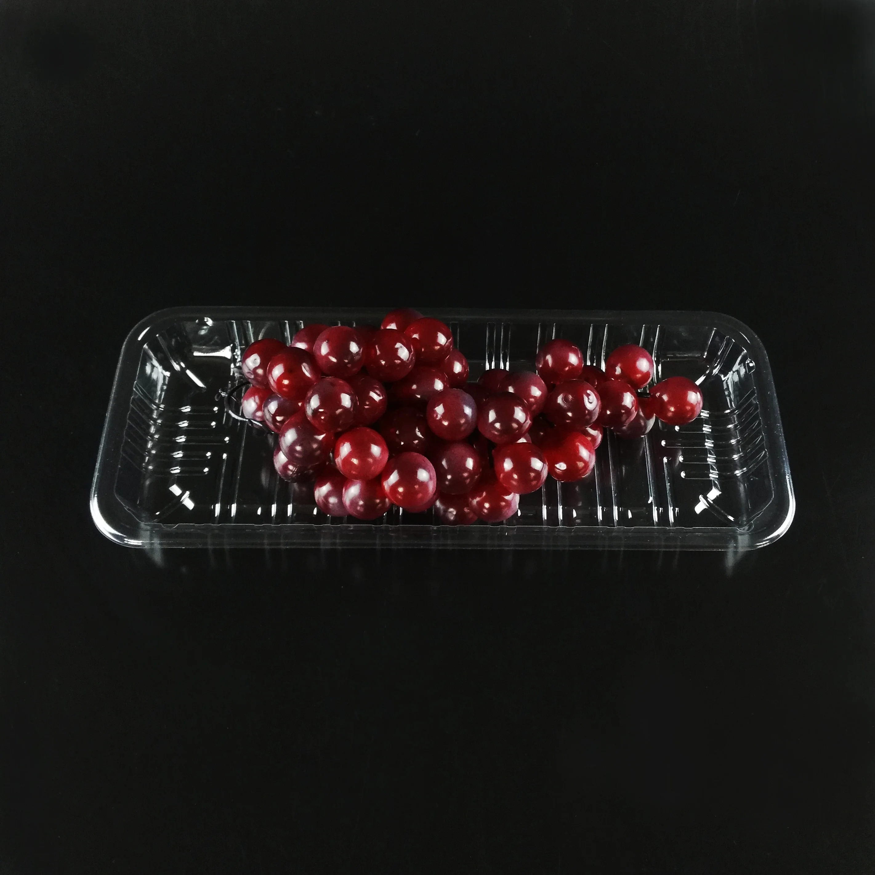 
ПЭТ длинный прозрачный пластиковый томопальцы фруктовый лоток поставка от китайских производителей 