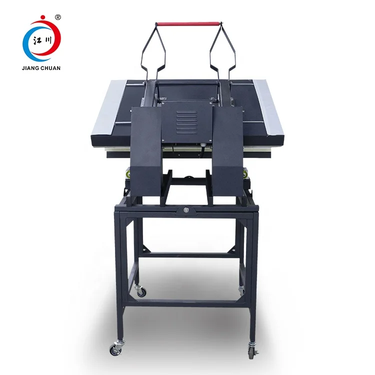 Big Size Manual Heat Transfer Machine 80x100cm Skateboard Press 31x39 inch one station flat manual large format heat press