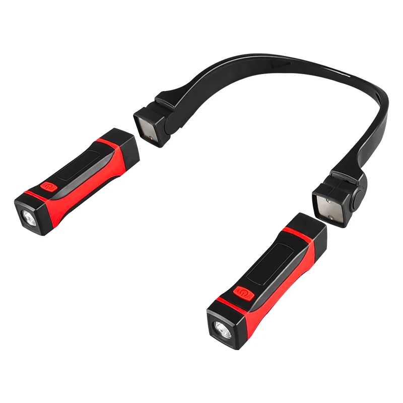 Новинка 2022, USB Съемный регулируемый светодиодный светильник для чтения с функцией Hands Free, перезаряжаемый с магнитом