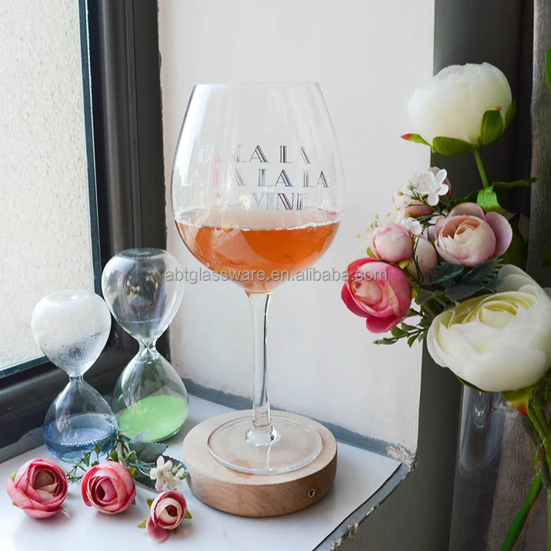 Wholesale custom crystal red wine glass goblet luxury wine glass for gift